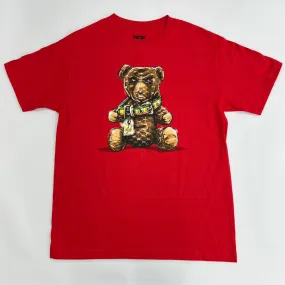 DGK Luxury Bear Graphic T-Shirt - RED