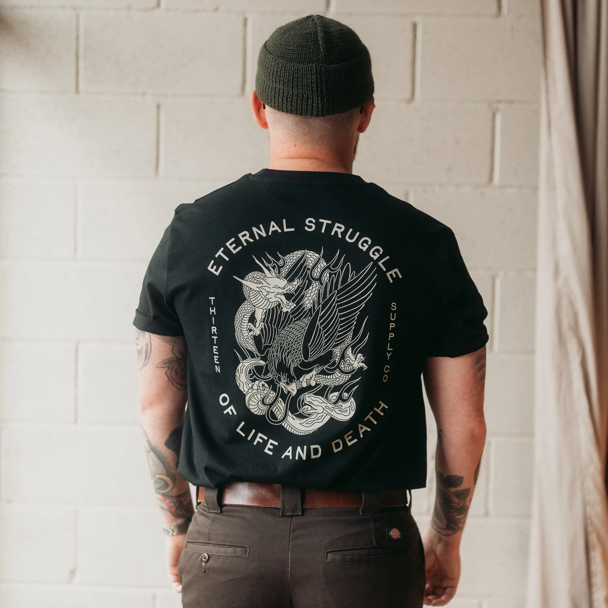 ETERNAL STRUGGLE - BLACK UNISEX T-SHIRT