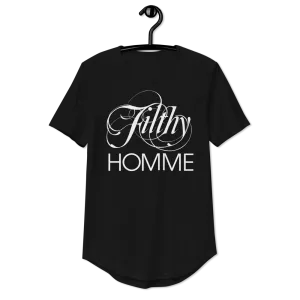 FILTHY HOMME • CURVED HEM T-SHIRT