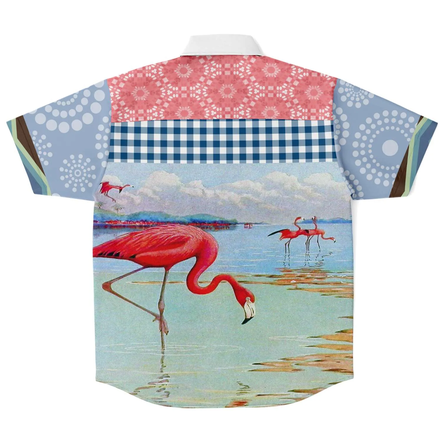 Flamingo Road Short Sleeve Button Down Shirt