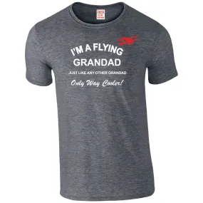 Flying Grandad Pilot Humour T-Shirt