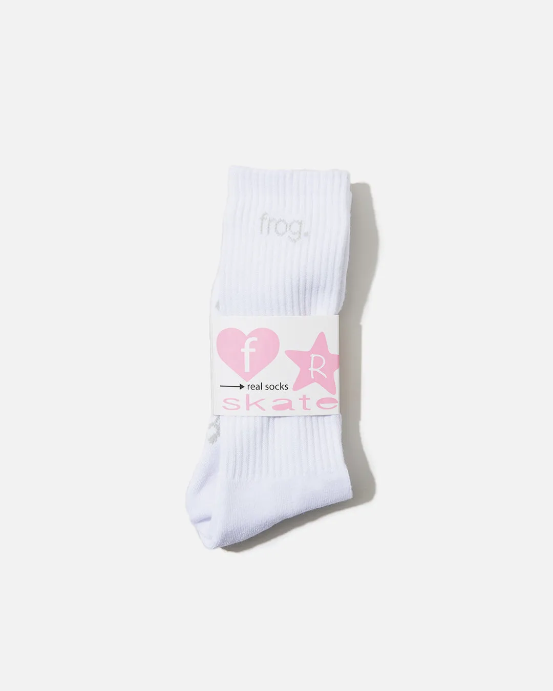 Frog Socks - White