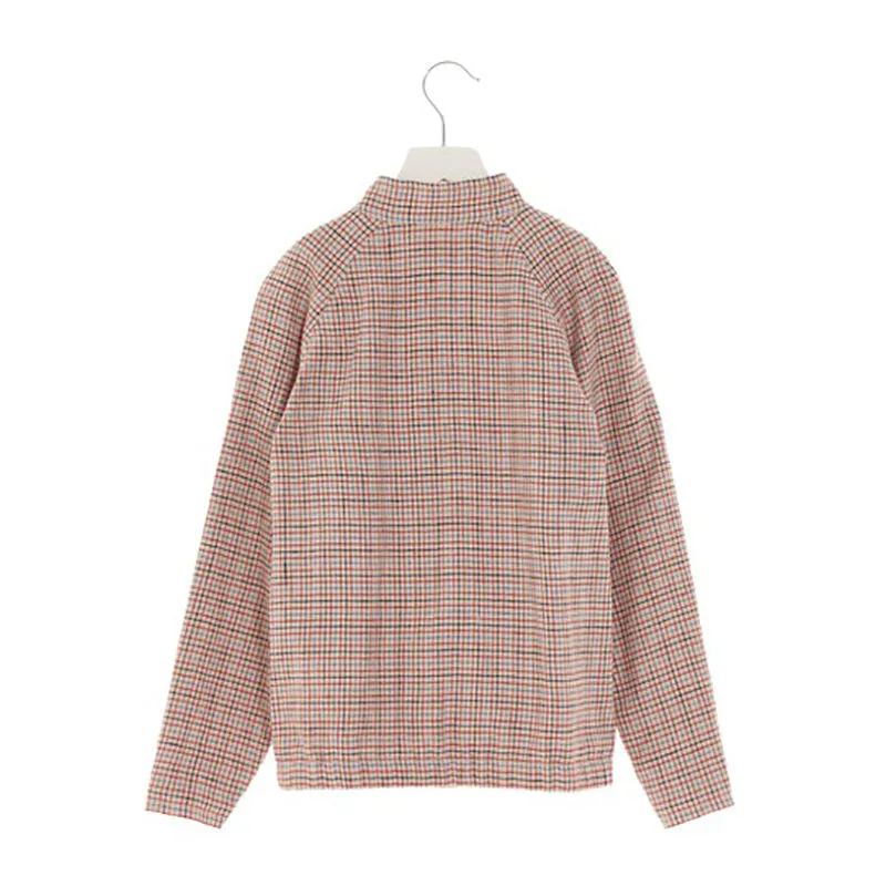 GUCCI Check Linen Blazer Jacket