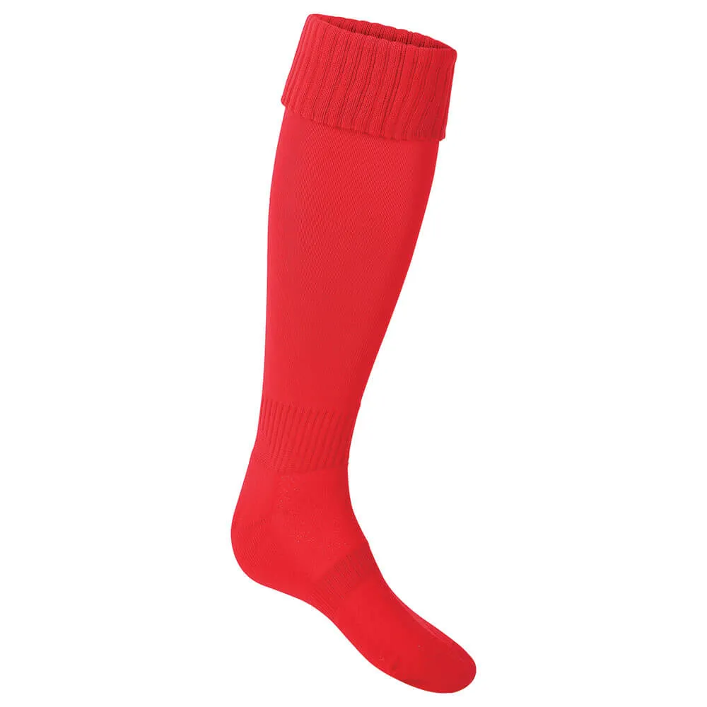 Hebburn Comprehensive School Red Football Socks