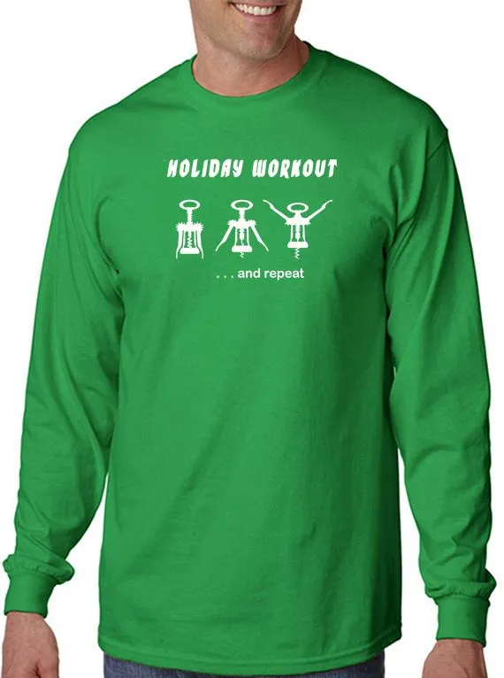 Holiday Wine Workout T-Shirt