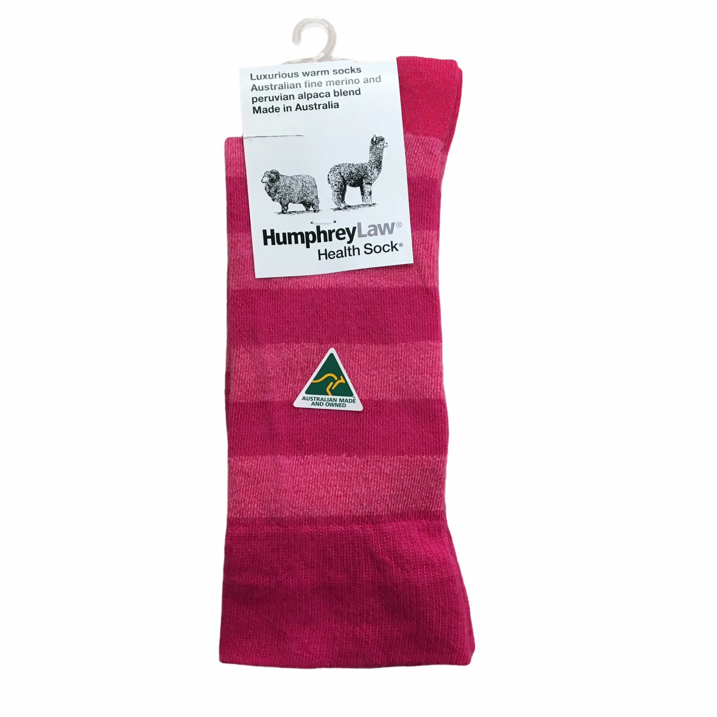 Humphrey Law Health Socks Striped Merino & Alpaca 03C