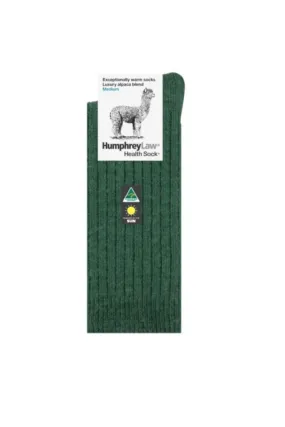 Humphrey Law - Socks - Alpaca Wool Blend - Hunter Green