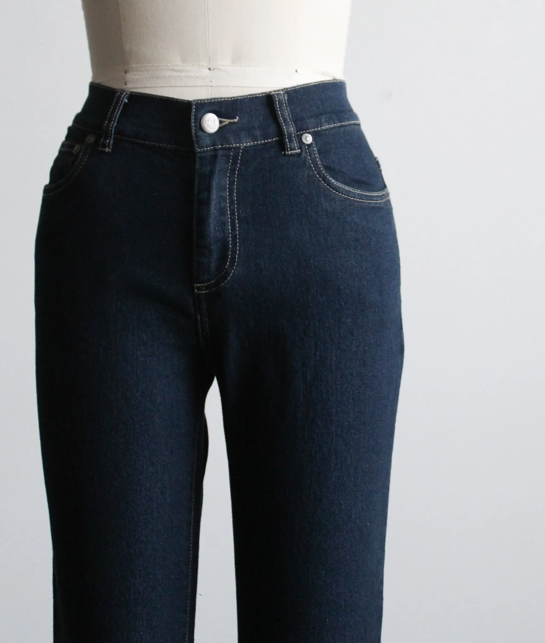 indigo bootcut jeans