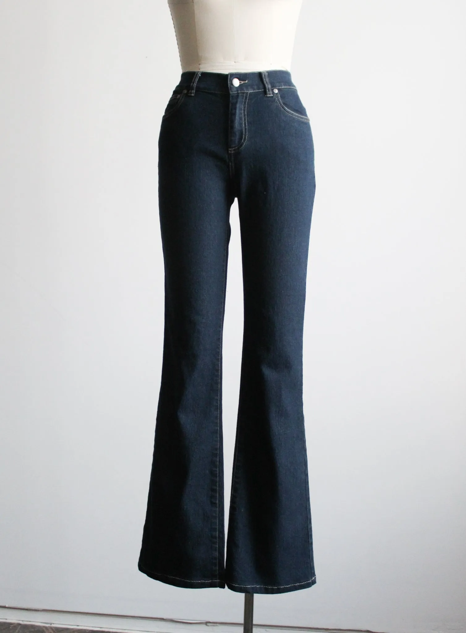 indigo bootcut jeans