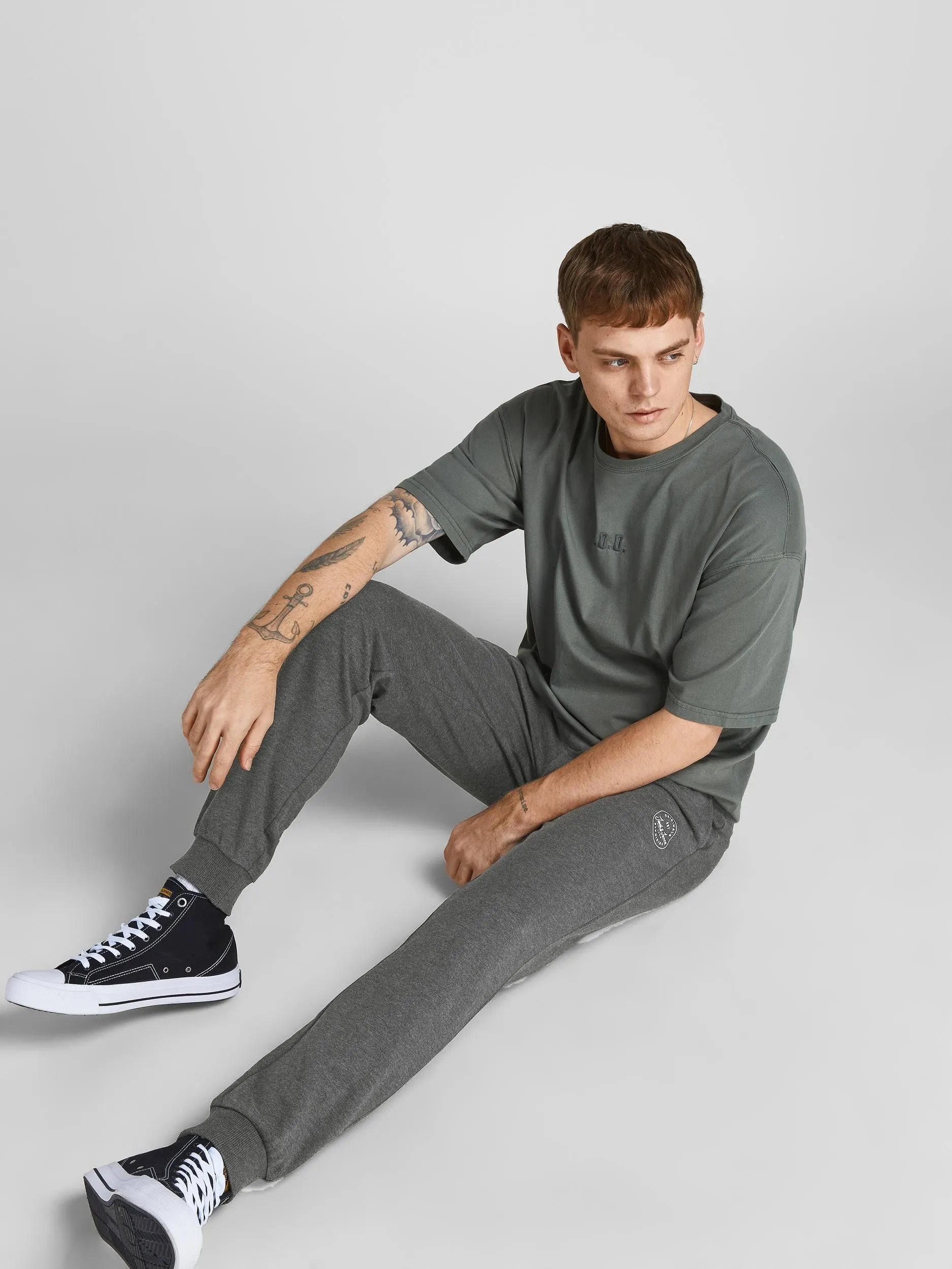 Jack & Jones Gordon/Shark Joggers -DARK GREY