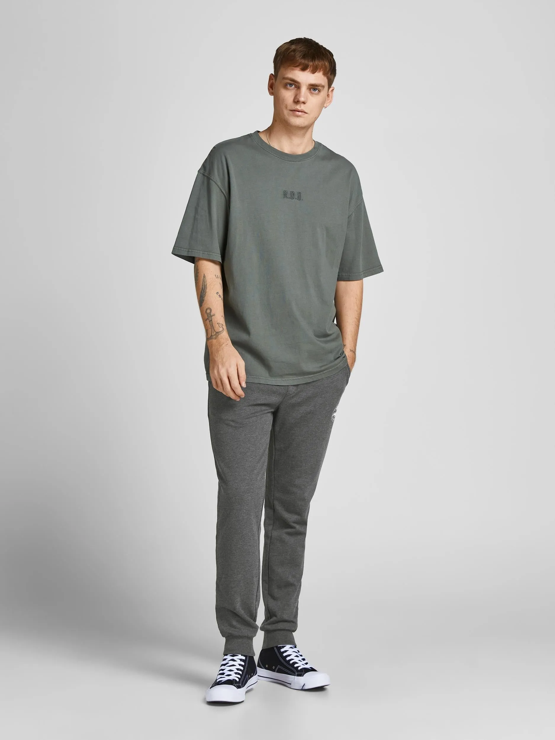 Jack & Jones Gordon/Shark Joggers -DARK GREY