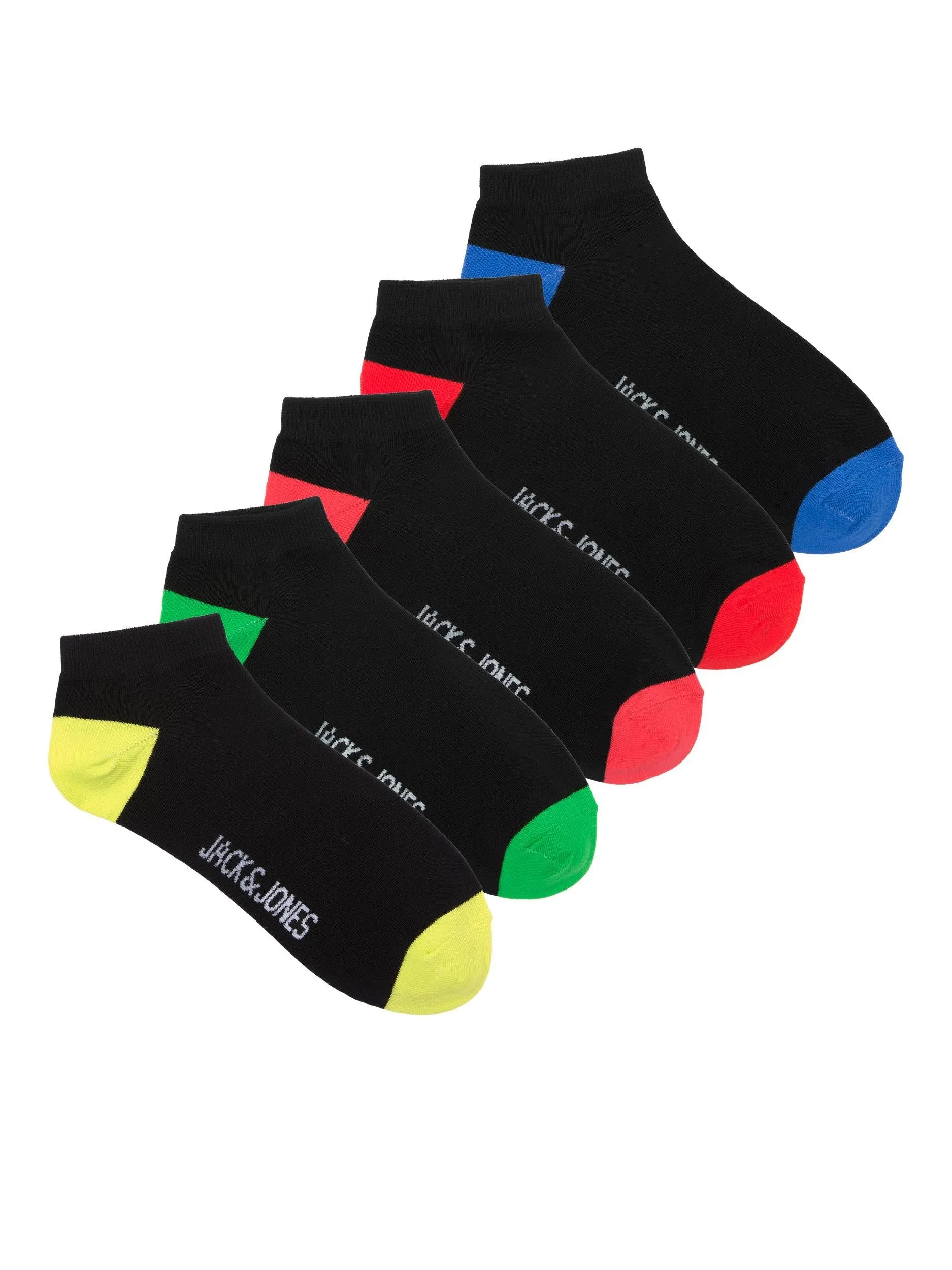 Jack & Jones JACCOLORFUL Sock 5Pk-BLACK