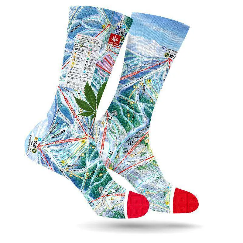 JACKSON HOLE WEED LEAF SOCKS