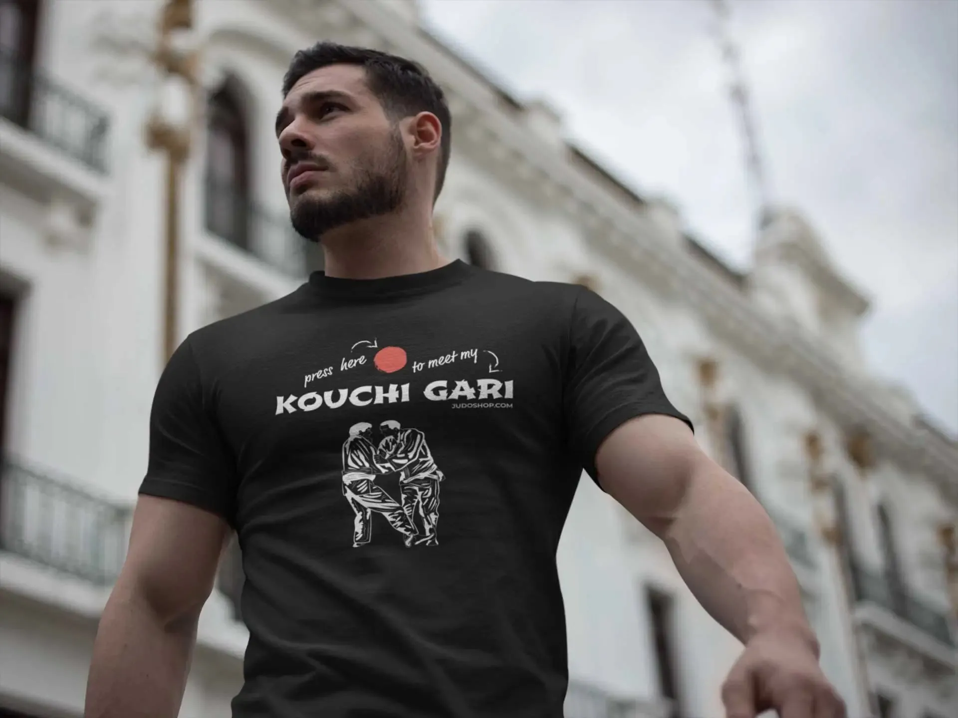 Judo Kouchi Gari T-Shirt - Press Here Design