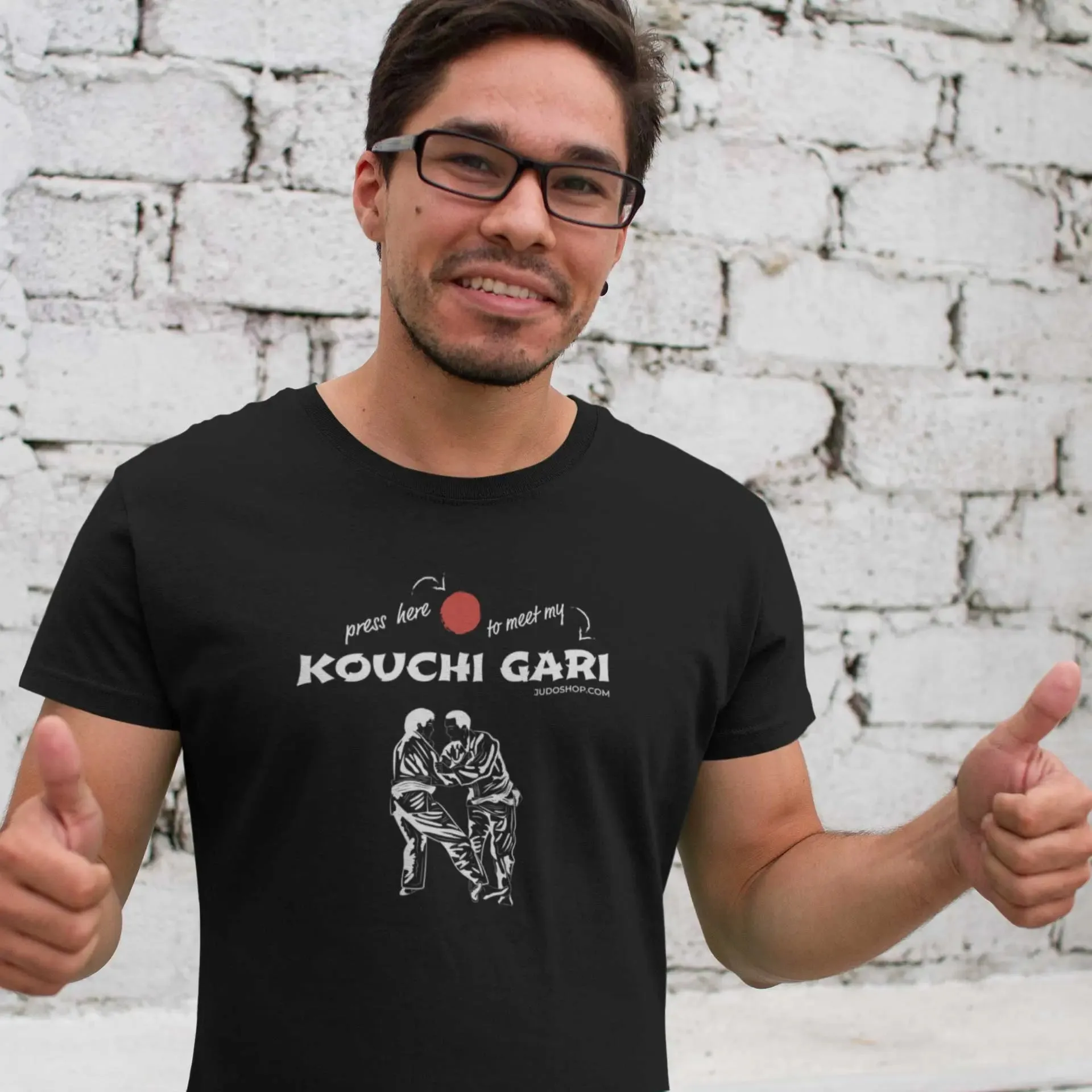 Judo Kouchi Gari T-Shirt - Press Here Design