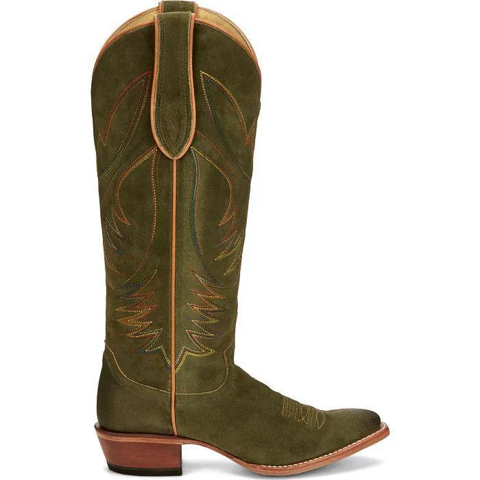 Justin Clara Boot Green