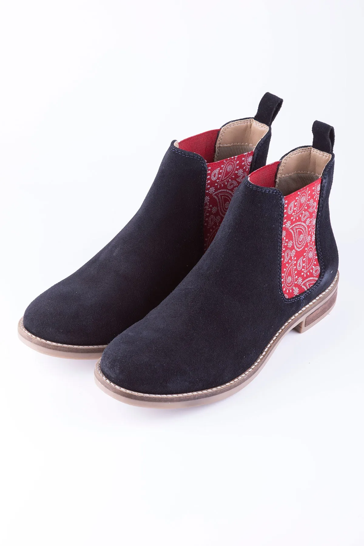 Ladies Kirby Suede Chelsea Boots