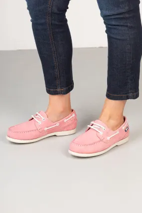 Ladies Pink Deck Shoes - Cayton II