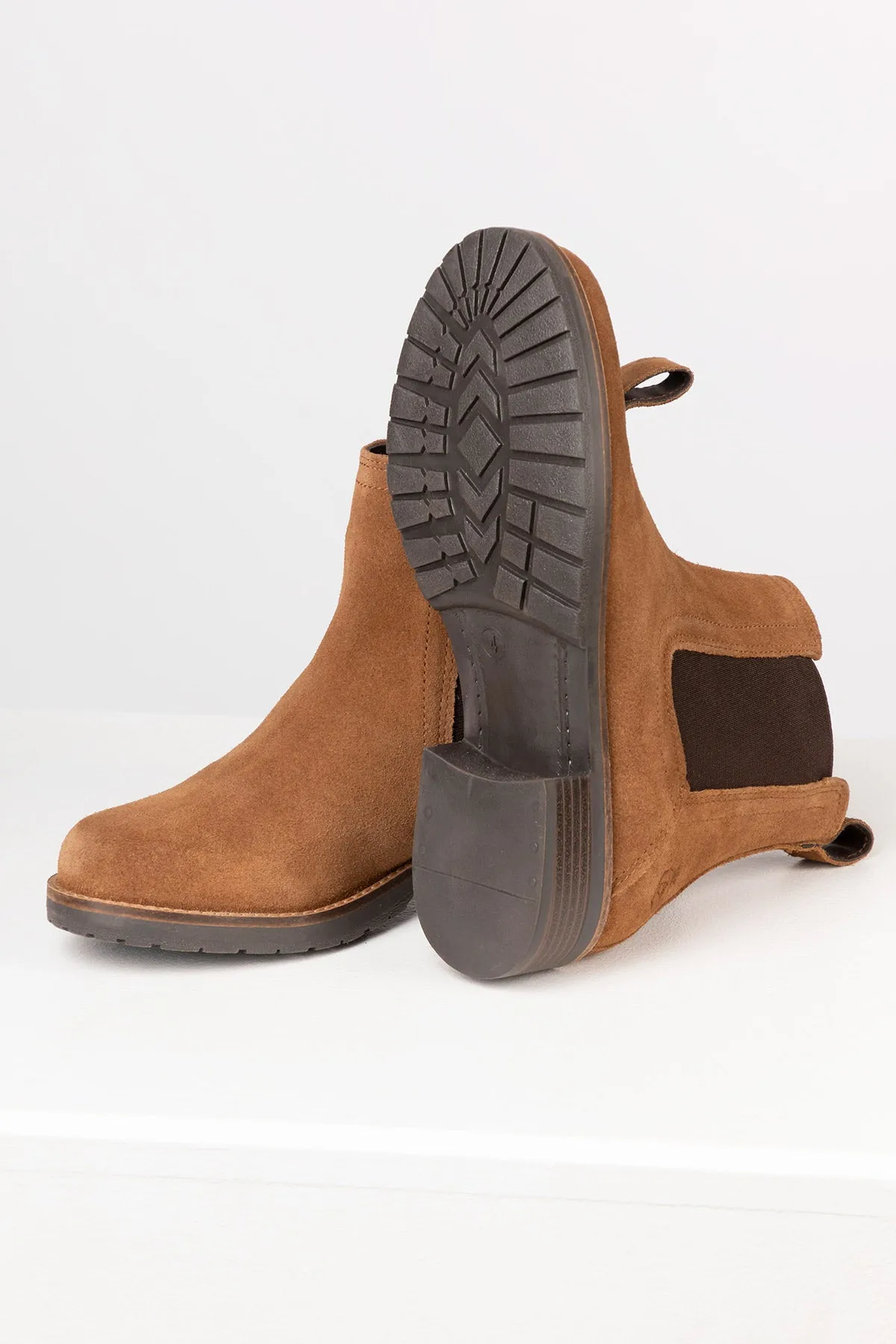 Ladies Suede Chelsea Boots - Allerston