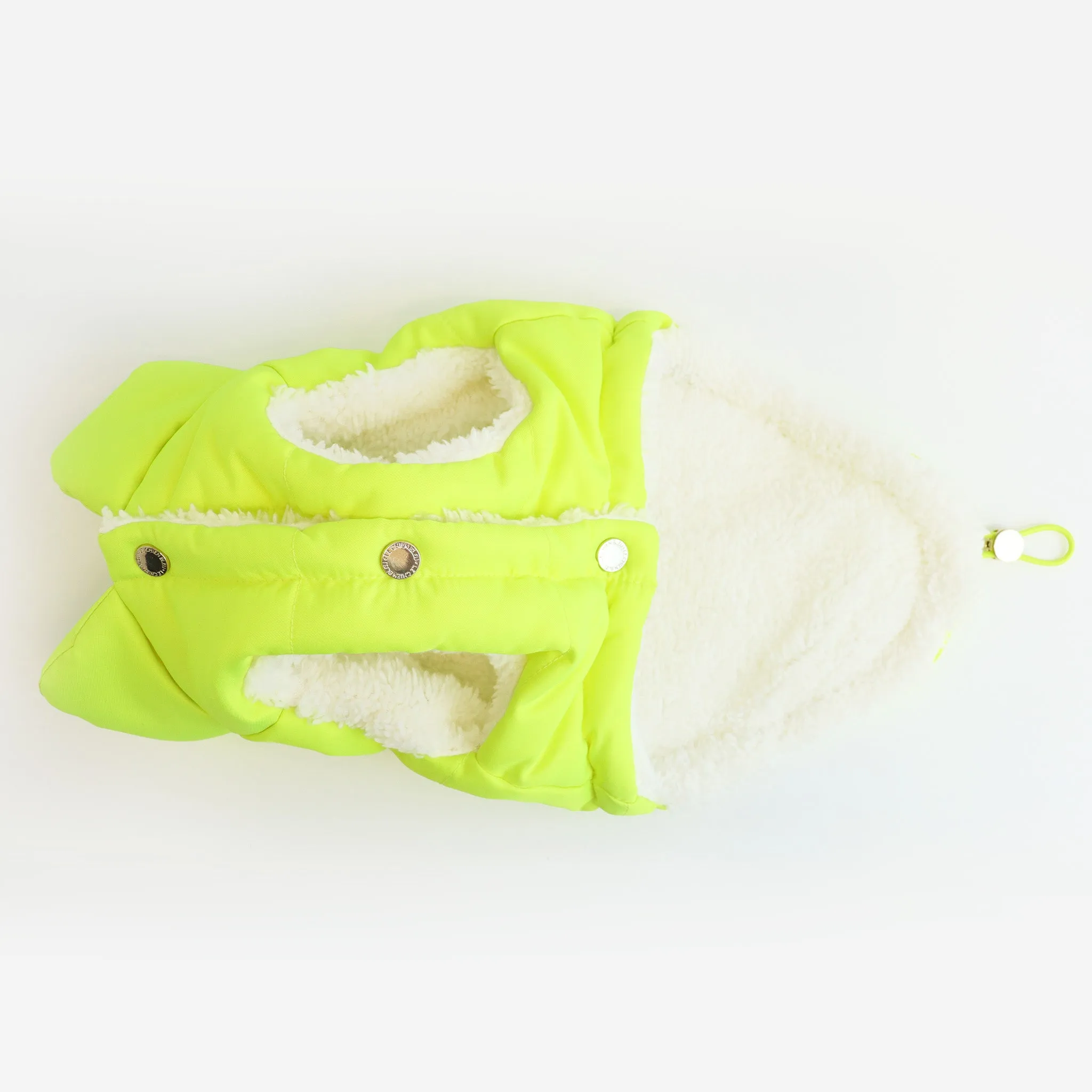 LCB Puffer Jacket - Neon Yellow