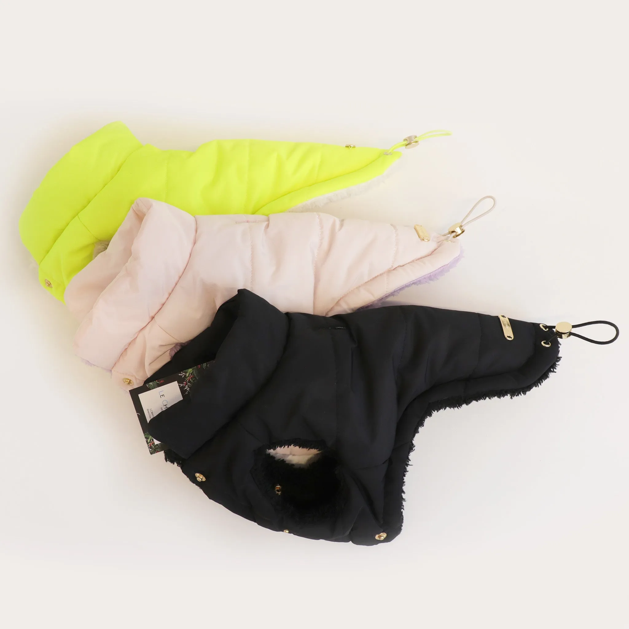 LCB Puffer Jacket - Neon Yellow