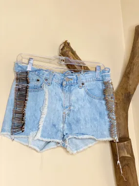 LEVIS Safety Pin Cutoff Shorts