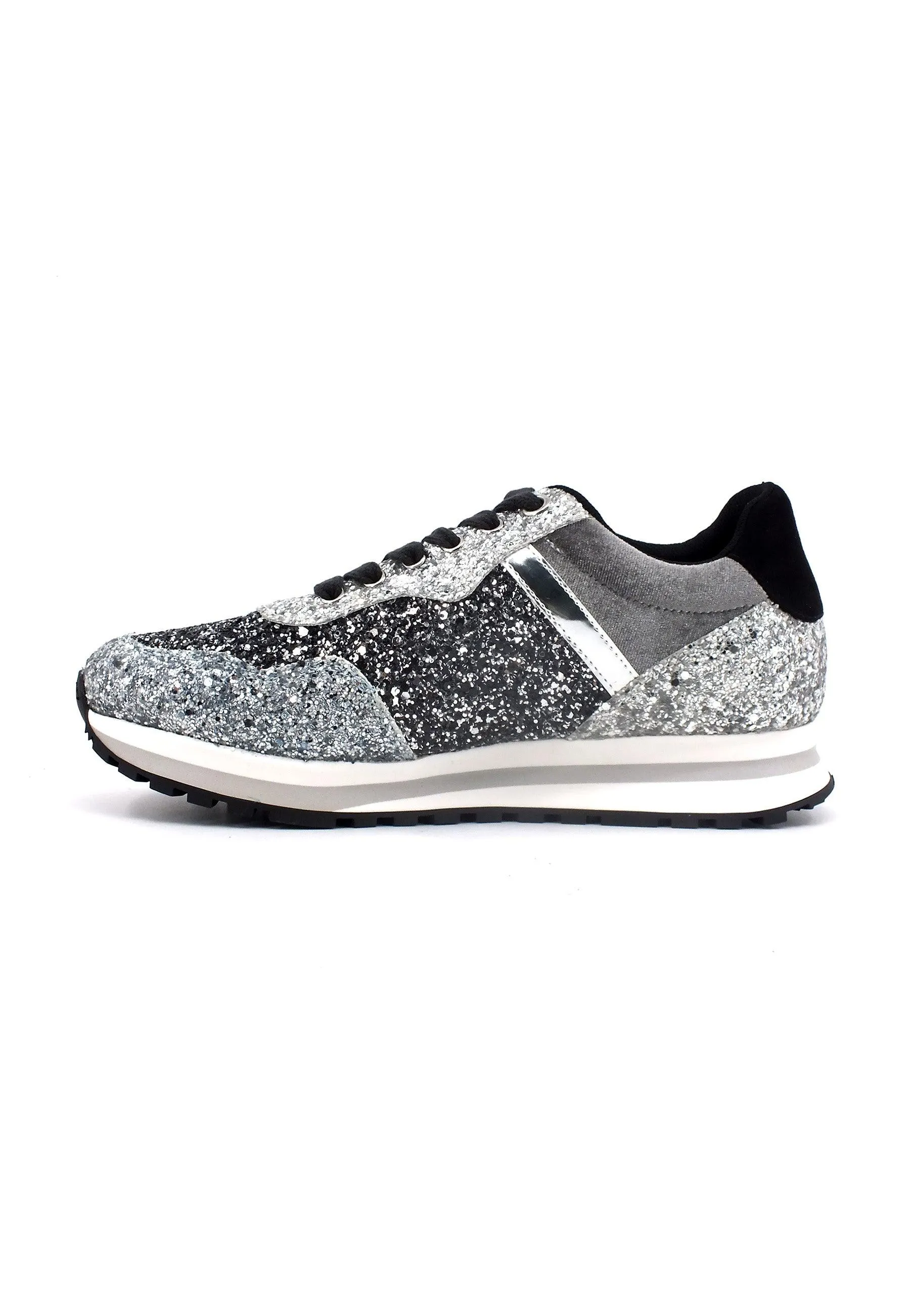 LIU JO Wonder 629 Sneaker Donna Silver 4F3701TX007