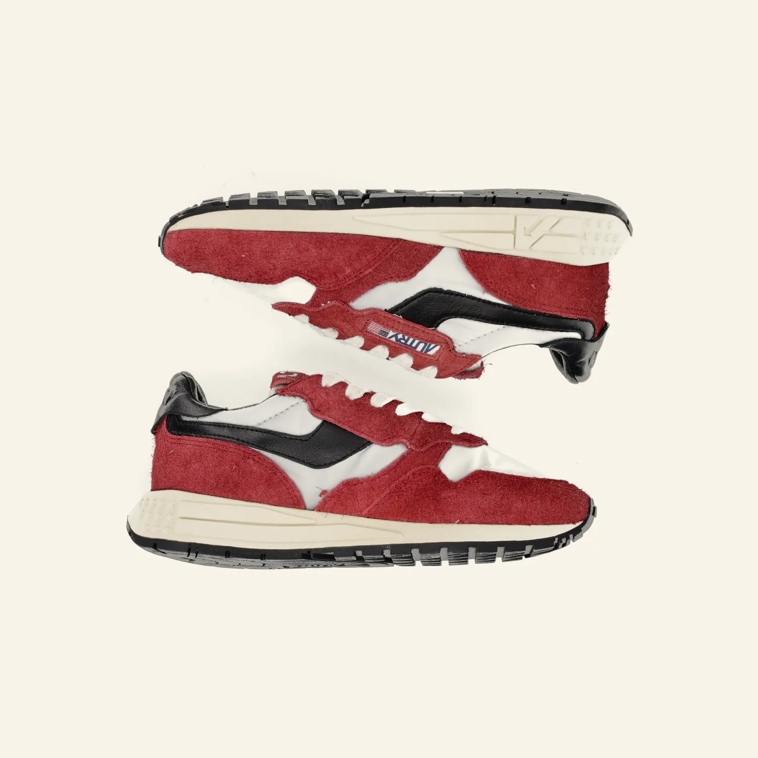 LOW SNEAKERS REELWIND | Suede Red/ Black