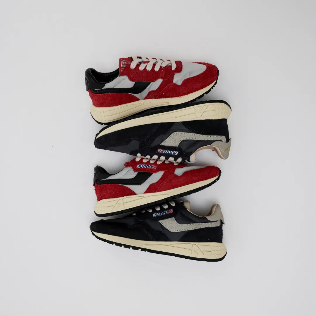 LOW SNEAKERS REELWIND | Suede Red/ Black