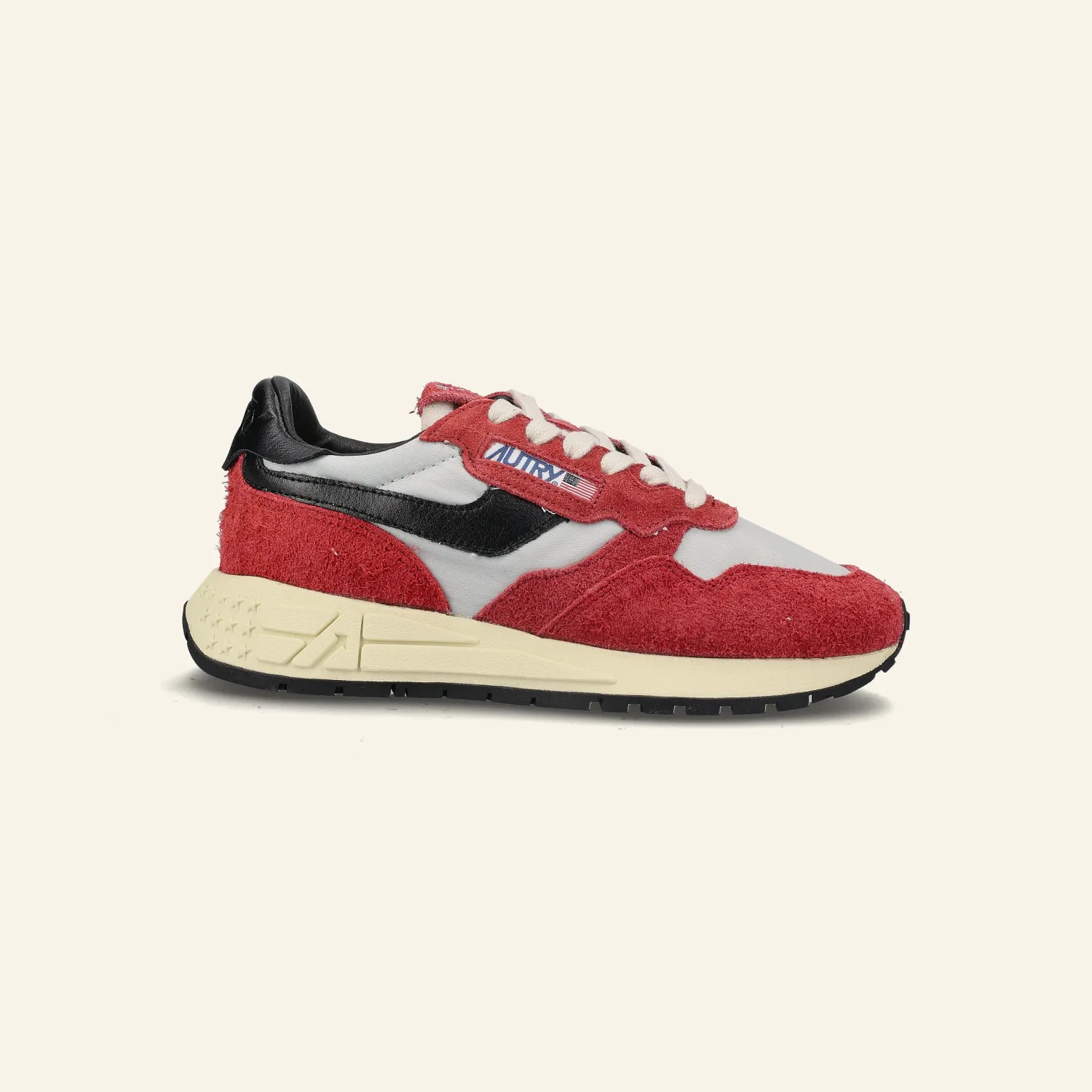 LOW SNEAKERS REELWIND | Suede Red/ Black