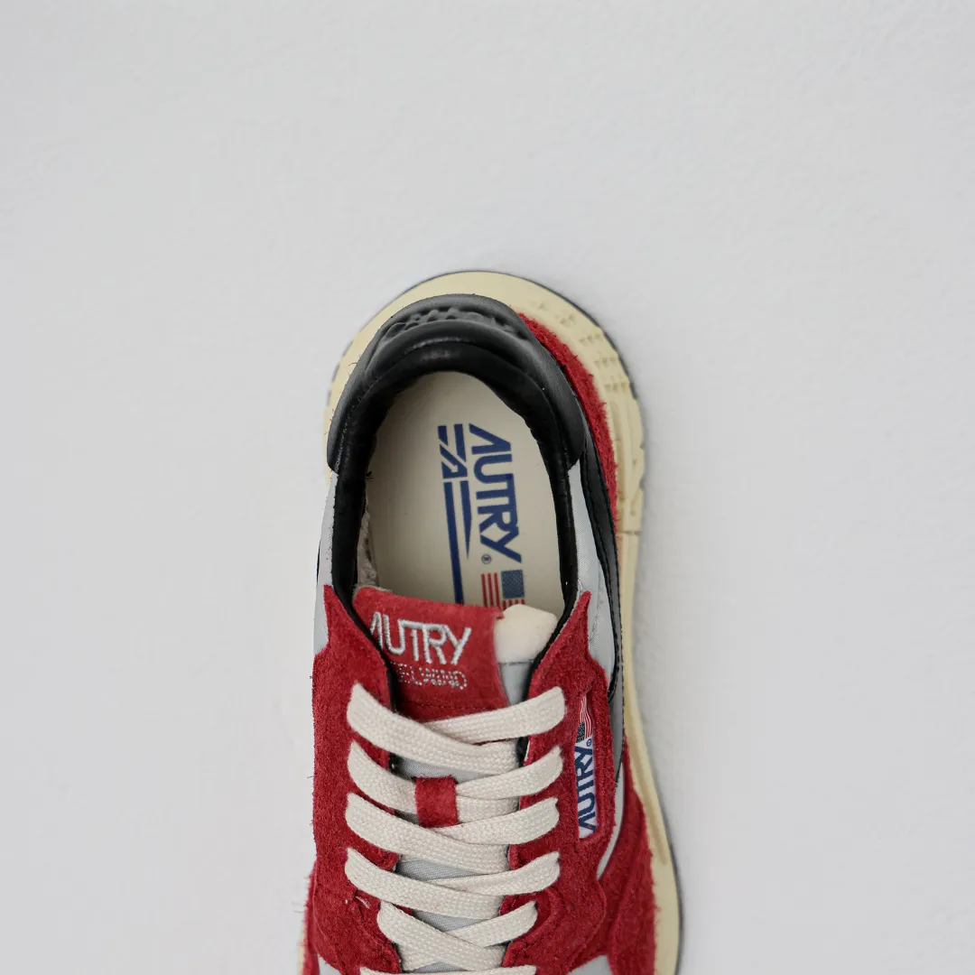 LOW SNEAKERS REELWIND | Suede Red/ Black