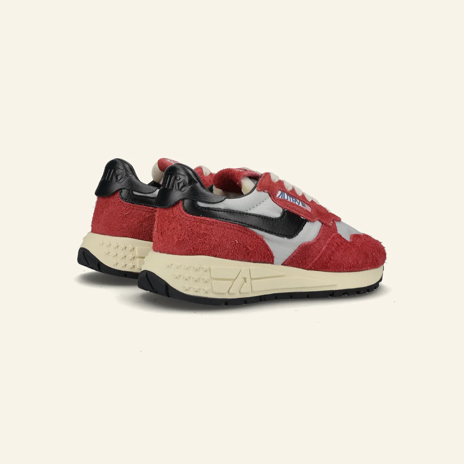 LOW SNEAKERS REELWIND | Suede Red/ Black