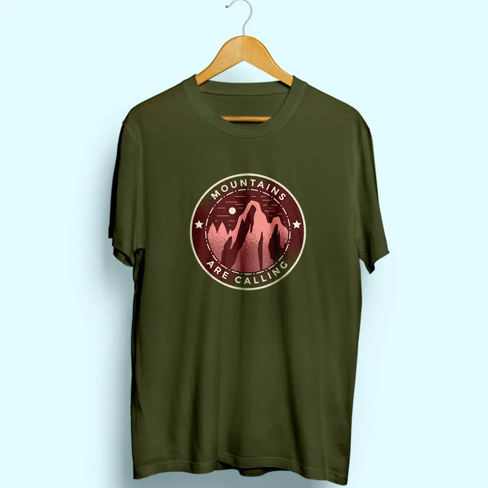 Mountains Are Calling Half Sleeve T-Shirt