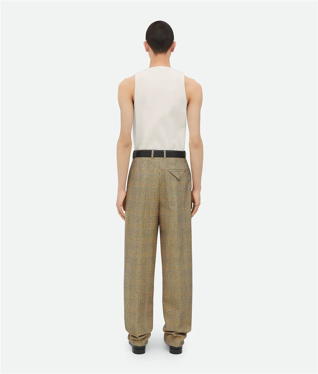 PRINCE OF WALES WOOL TROUSERS