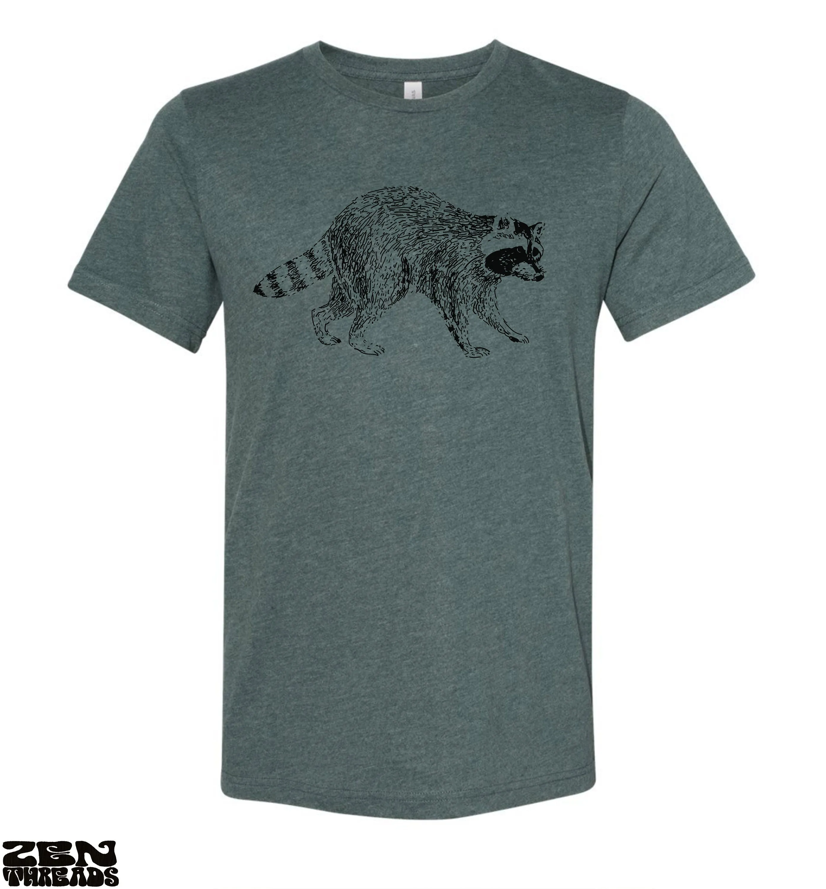 Raccoon Nocturnal Wildlife T-Shirt for Men & Women