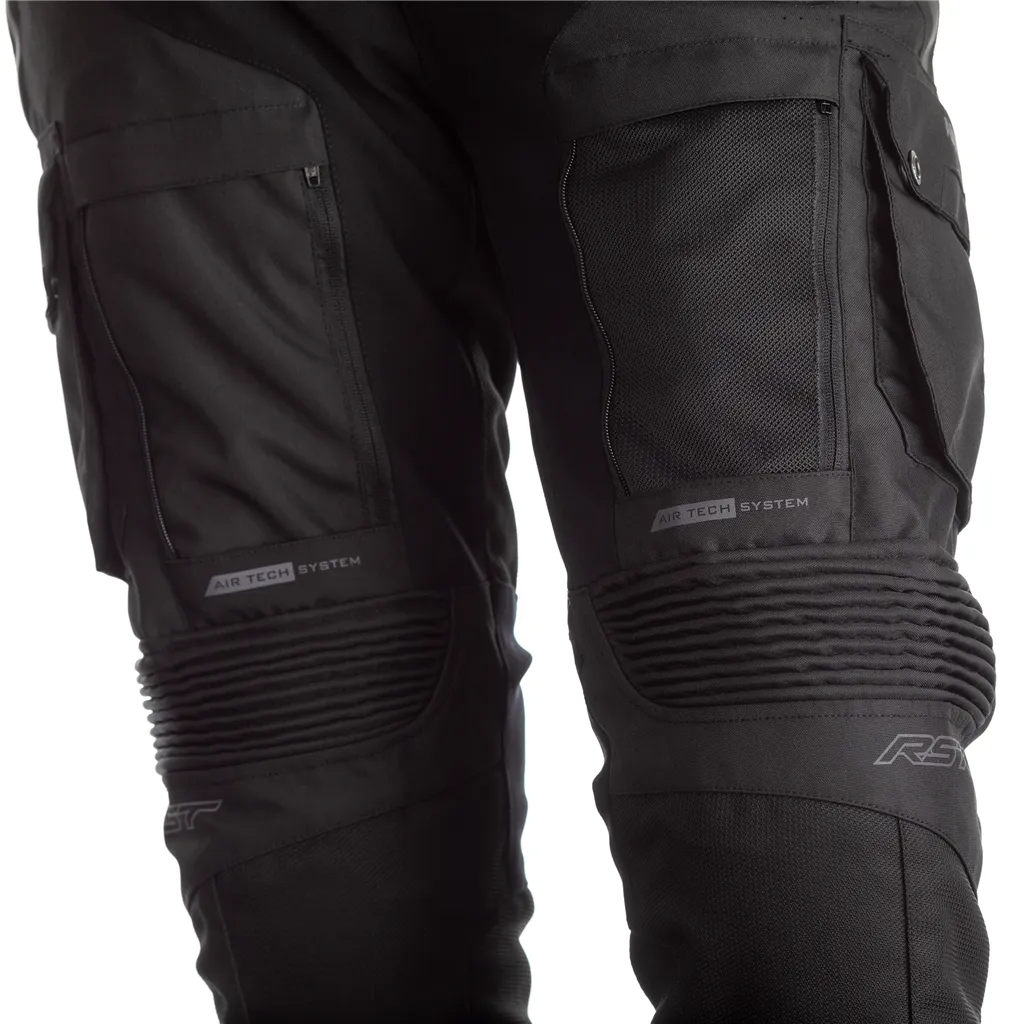 RST Pro Series Adventure-X Mens Textile Trousers SL - Black/Black