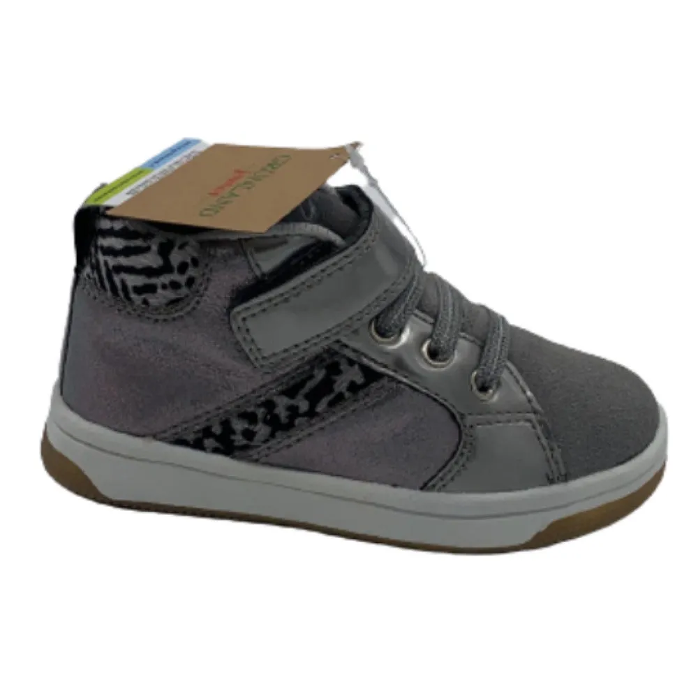 Scarpe da bambino Grunland - Art. PP0069-H1 sneakers a strappo grigio