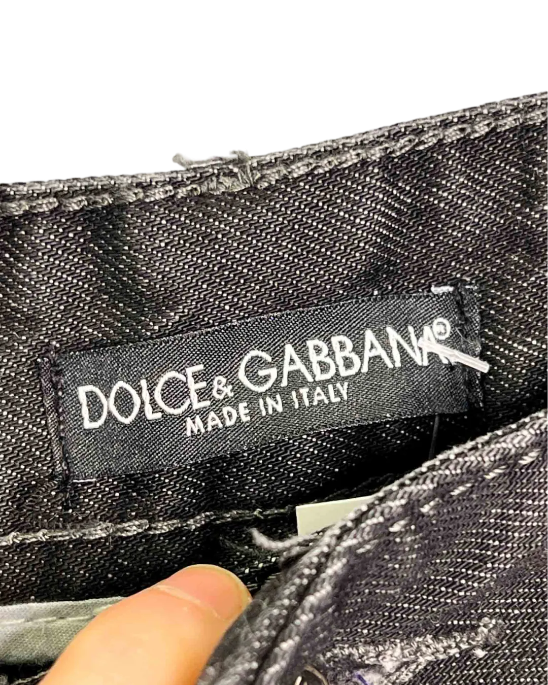 Size 31 - Vintage Dolce & Gabbana Black Slim Fit Jeans