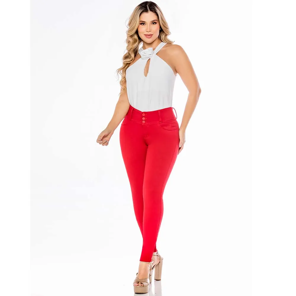 Skinny Red Jean for women - J8838R