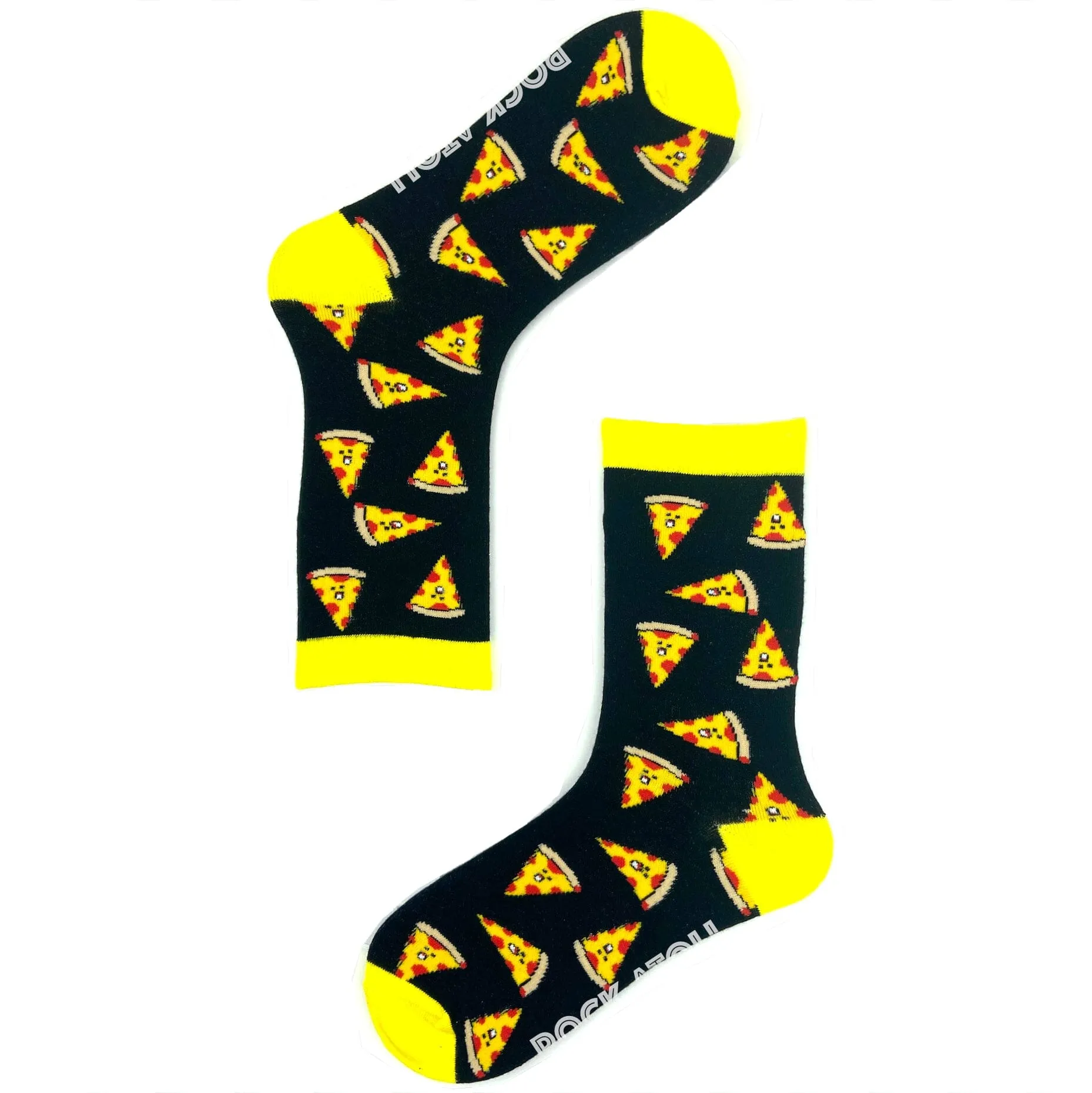 Smiley Pizza Socks