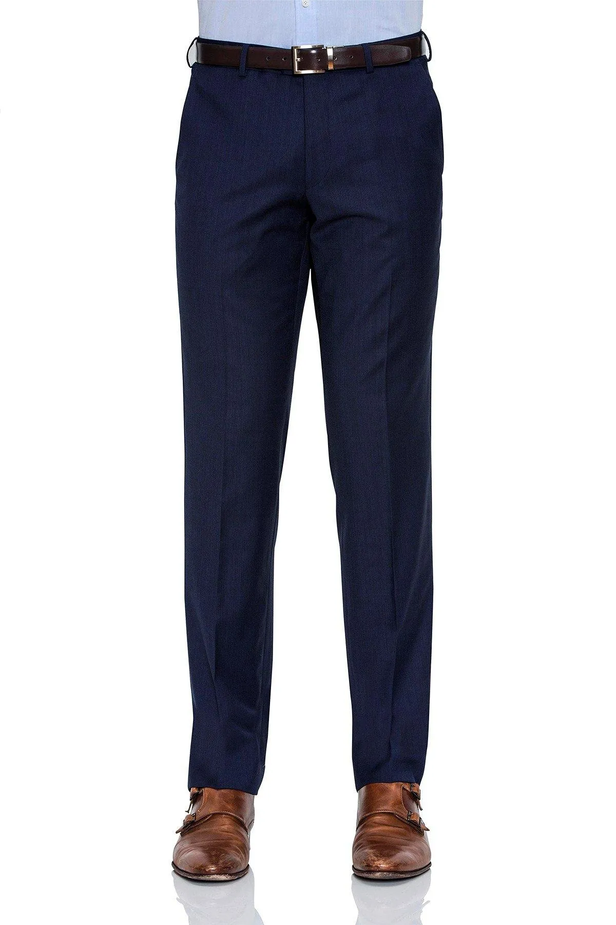 TEXTURED NAVY TROUSER   INTERCEPT FCF302 NAV