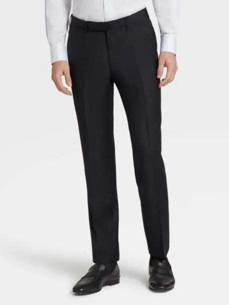 Trofeo Wool Trousers | Black