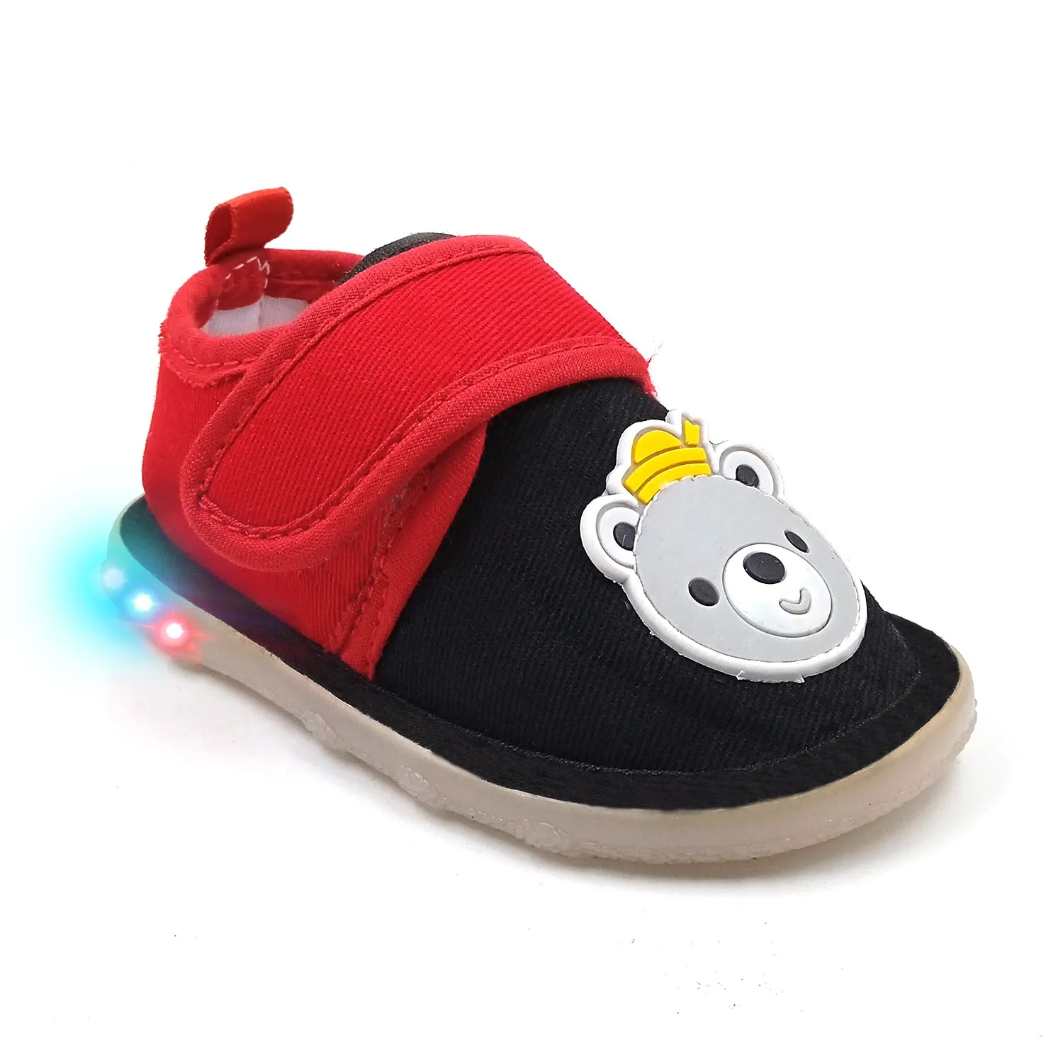 Urbanfeet Attractive King Bear Shoes with LED Light | Shoes for Baby Boys & Girls | 12 Months to 24 Months