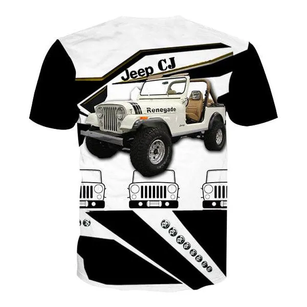 White Jeep CJ - Kid's T-Shirt